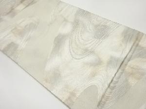 引箔流水模様織出し袋帯